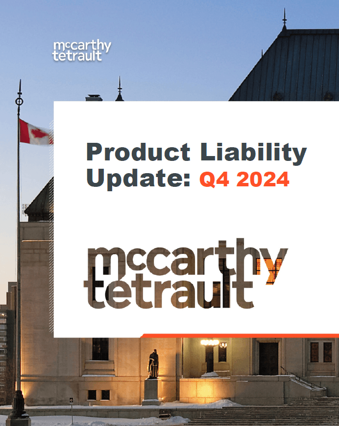 Key Product Liability Cases: Q4 2024 Update