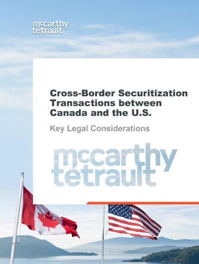 Cross-Border Securitization Transactions between Canada and the U.S.