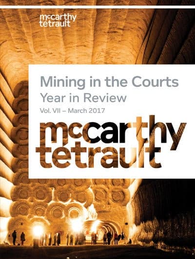 Mining in the Courts, Year in Review
