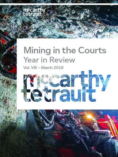 Mining in the Courts, Year in Review