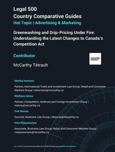Legal 500 Advertising and Marketing Guide: Canada, 2nd Edition