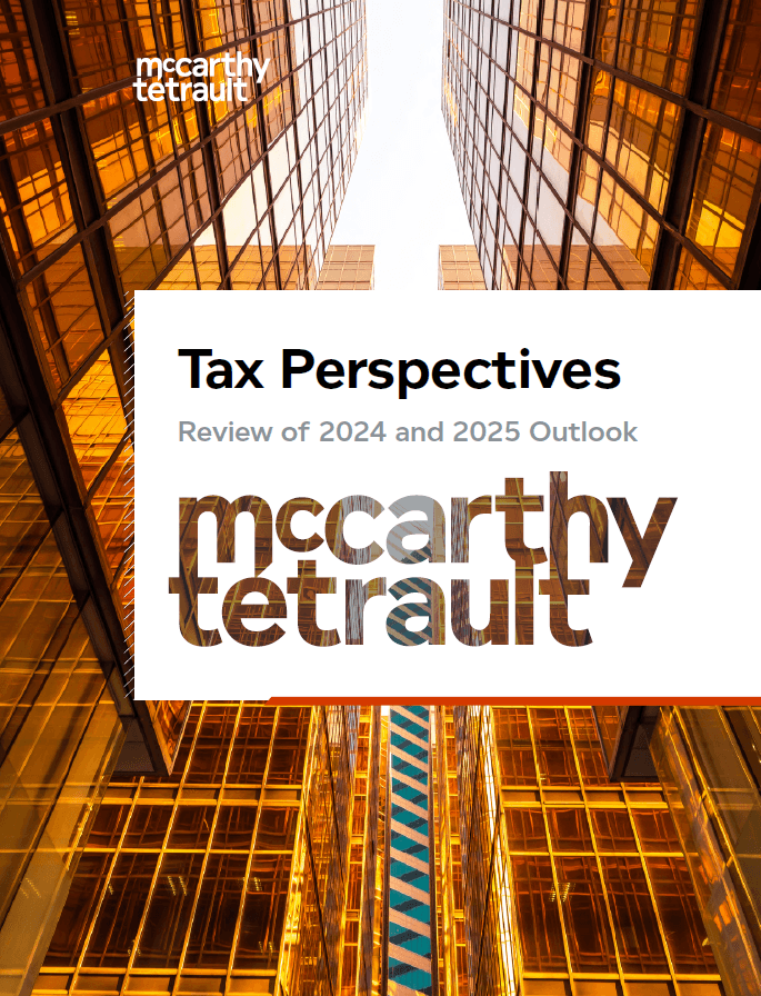 Tax Perspectives: Review of 2024 and 2025 Outlook